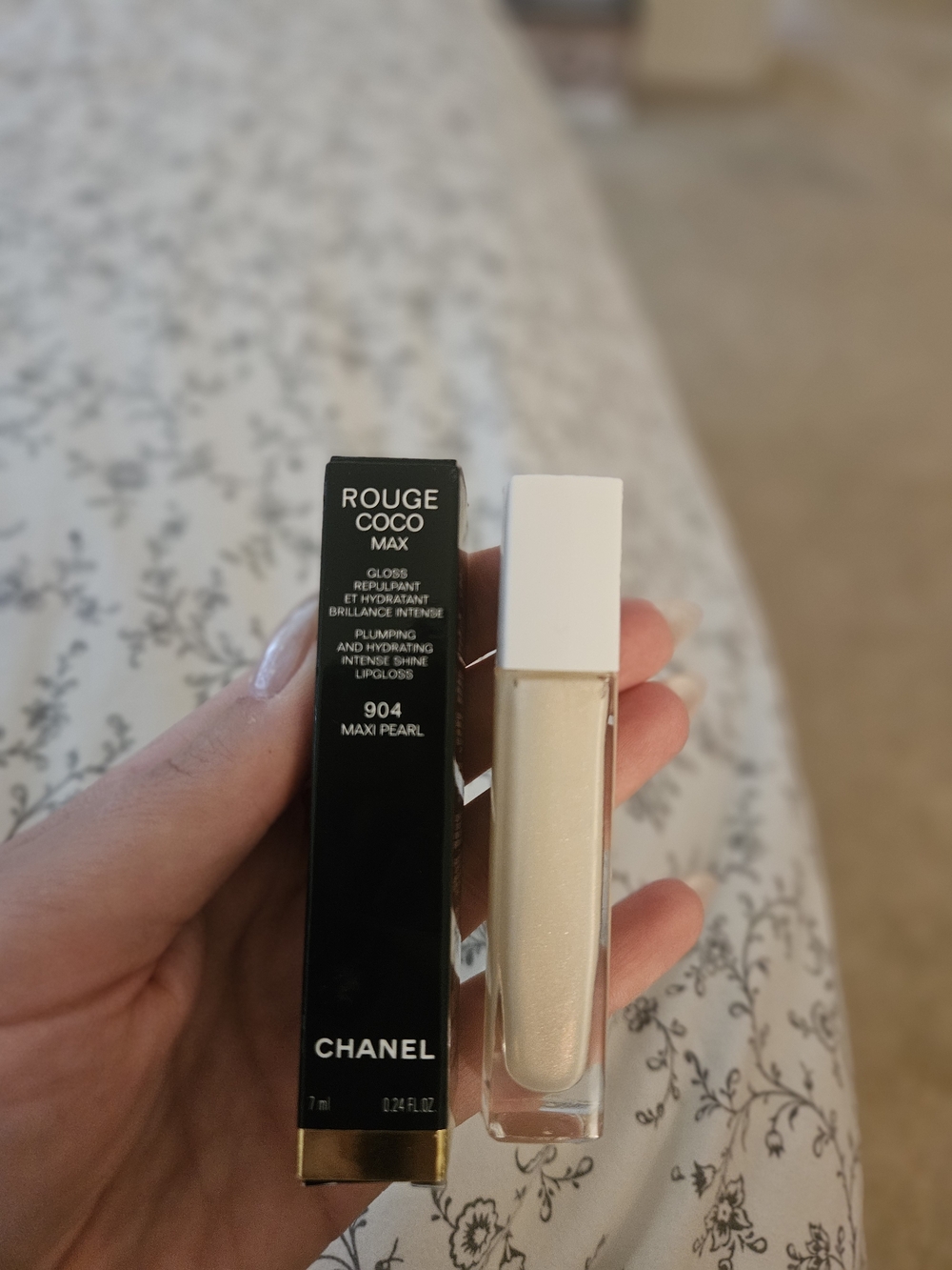 CHANEL Rouge Coco Gloss Maxi Pearl 904 - Pearl Beige Shimmer